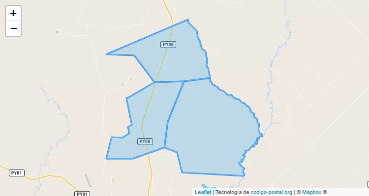 Siberia, Coronel Bogado - Itapúa ZIP Code