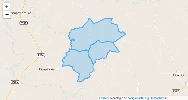 San Jorge, Natalio - Itapúa ZIP Code