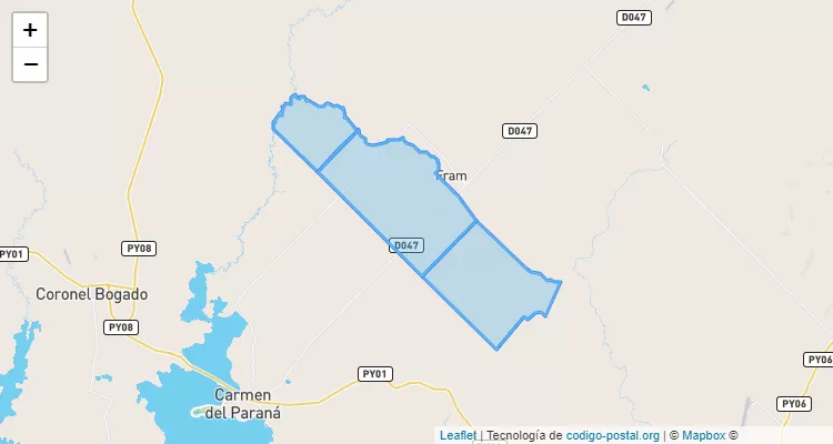 Calle E-F-G, Fram - Itapúa ZIP Code