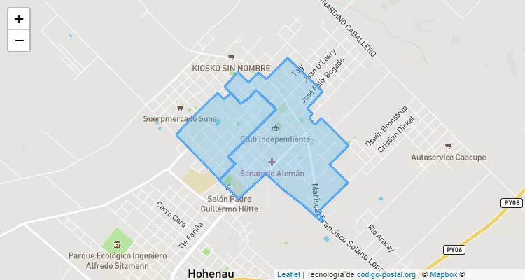 CEP Centro, Obligado - Itapúa