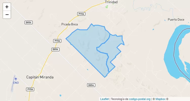 Código Postal Paso Guembe, Trinidad - Itapúa