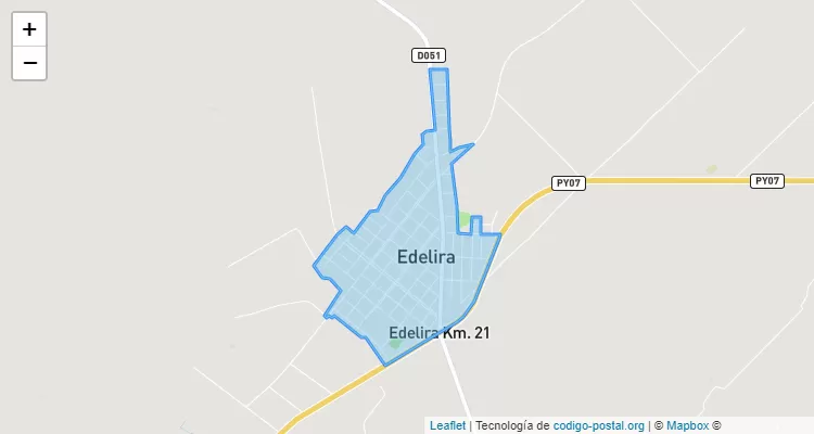 Urbano, Edelira - Itapúa ZIP Code