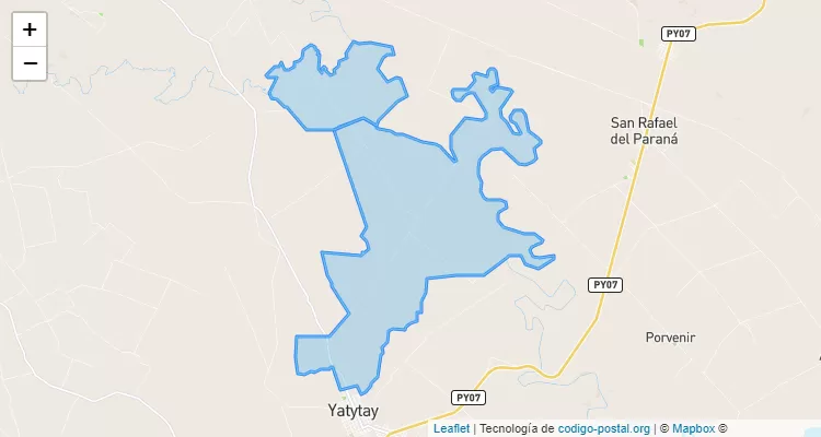 Código Postal San Jorge, Yatytay - Itapúa