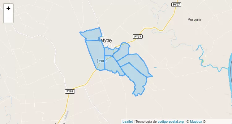 Código Postal San Blas, Yatytay - Itapúa