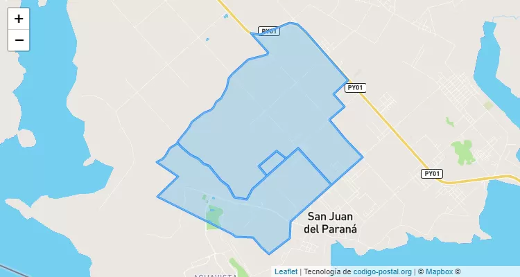 Código Postal San Nicolás, San Juan del Paraná - Itapúa