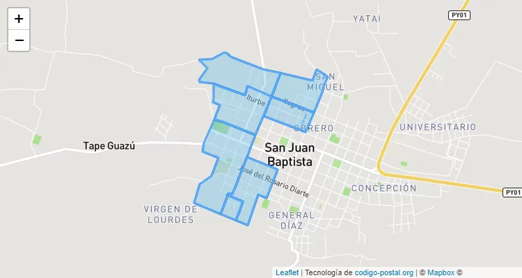 Código Postal Conavi 2, San Juan Bautista de las Misiones - Misiones