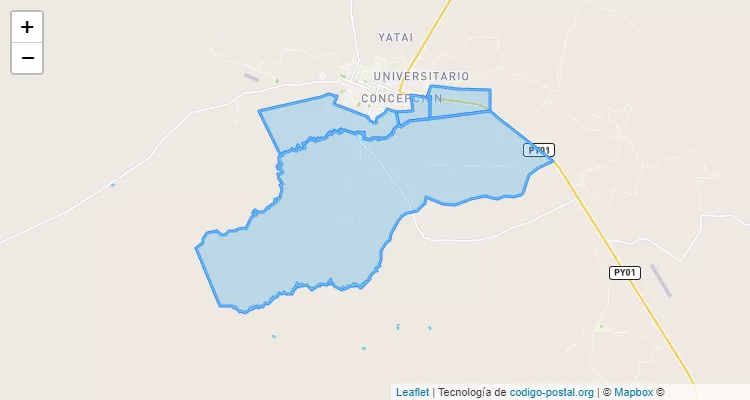 Código Postal Ynambuvy, San Juan Bautista de las Misiones - Misiones