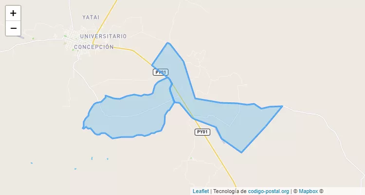 Código Postal Mburika Reta, San Juan Bautista de las Misiones - Misiones