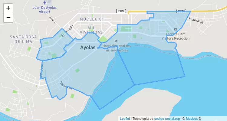 Núcleo 02, Ayolas - Misiones ZIP Code