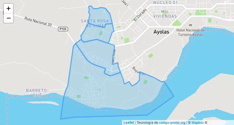 Yataity, Ayolas - Misiones ZIP Code