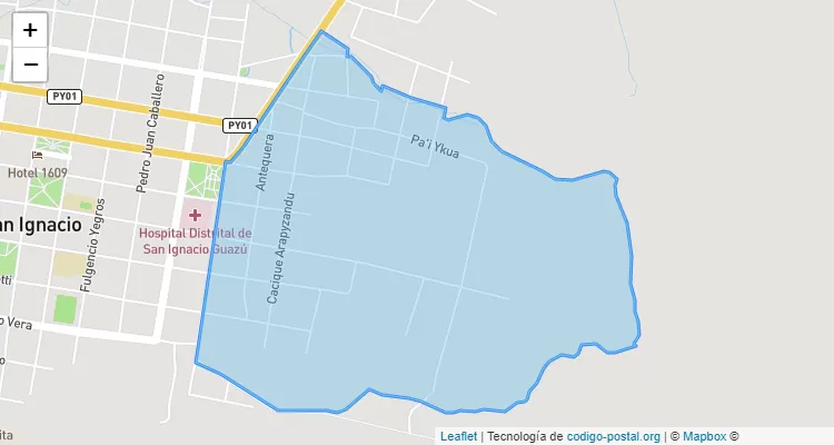 Santo Angel, San Ignacio - Misiones ZIP Code