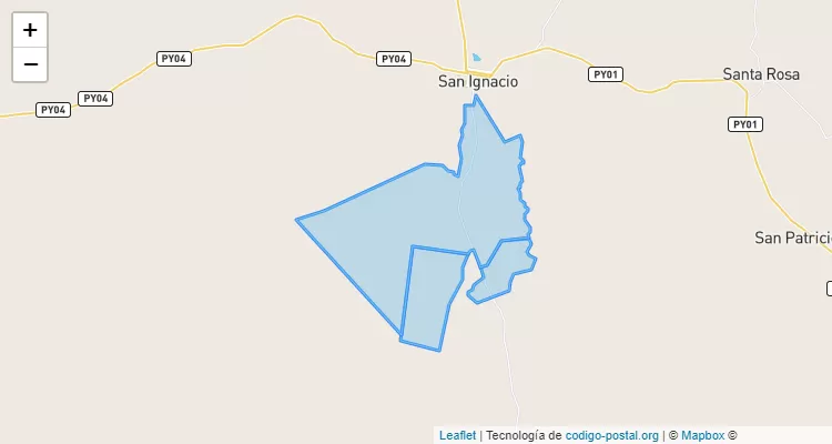 Código Postal Sapukai, San Ignacio - Misiones