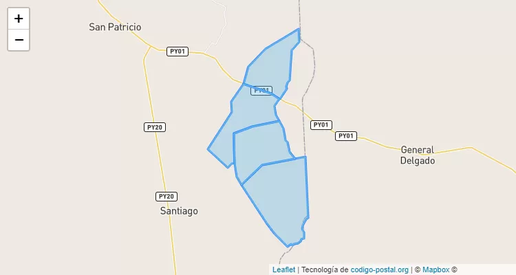 Código Postal Tambory, Santiago - Misiones