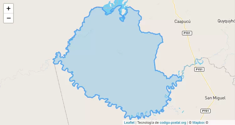 Código Postal Montiel Potrero, Caapucú - Paraguarí