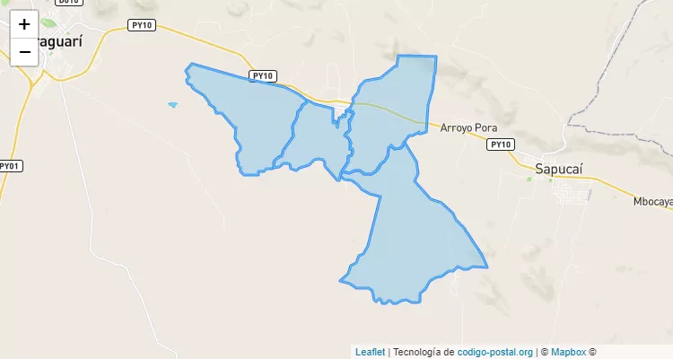 Potrero Jara, Escobar - Paraguarí ZIP Code