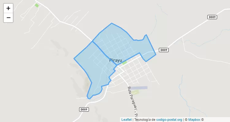 Código Postal Barrio 4, Pirayú - Paraguarí