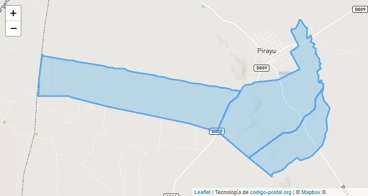 Código Postal Arroyo Servin, Pirayú - Paraguarí