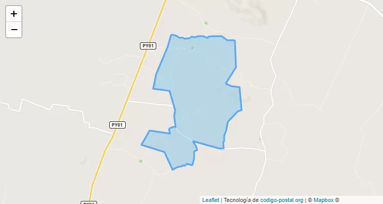 Código Postal Rincón, Roque González de Santa Cruz - Paraguarí