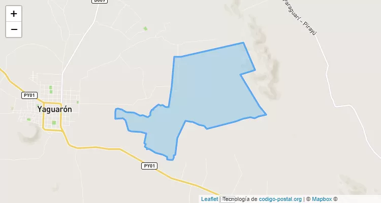 Código Postal Guarapi, Yaguarón - Paraguarí