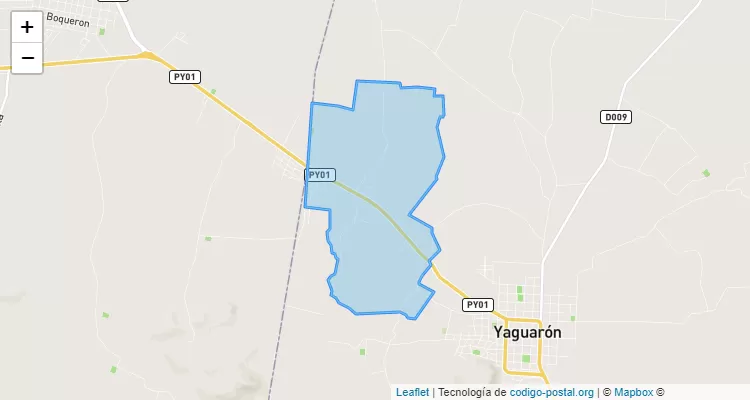 Código Postal Zayas, Yaguarón - Paraguarí