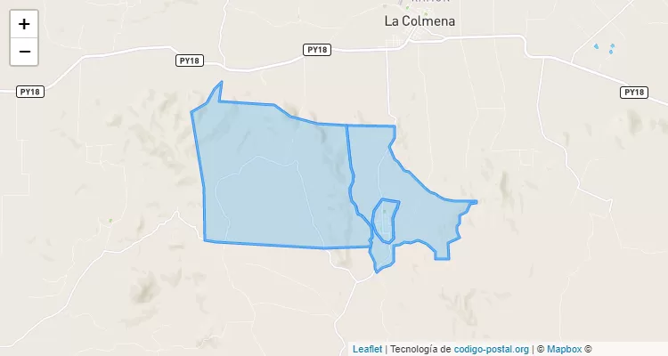 Cesar Barrientos, Ybycuí - Paraguarí ZIP Code