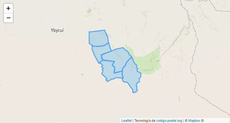 Palacio Kue, Ybycuí - Paraguarí ZIP Code