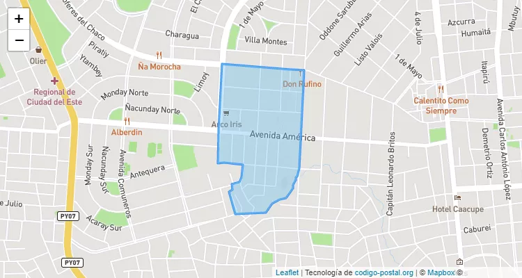 100149 ZIP Code - Paraguay