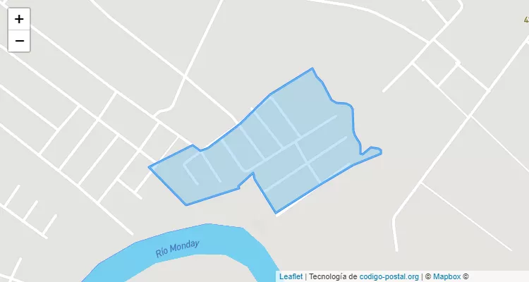 Código Postal Conavi San Isidro, Presidente Franco - Alto Paraná