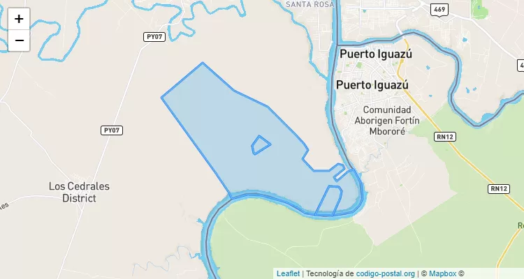 Código Postal Península, Presidente Franco - Alto Paraná