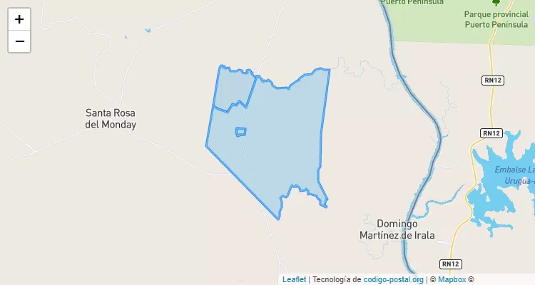 Código Postal Colonia Jepopyhy, Domingo Martínez de Irala - Alto Paraná