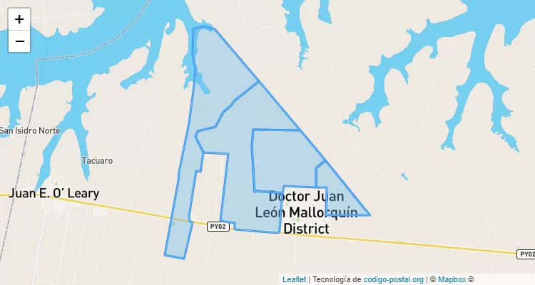 Código Postal La Victoria 2, Dr. Juan León Mallorquín - Alto Paraná