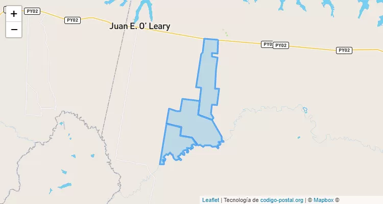 Código Postal San Isidro, Dr. Juan León Mallorquín - Alto Paraná