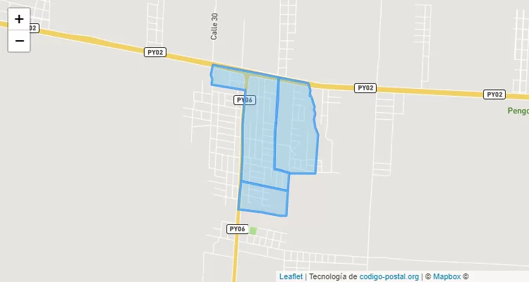 Código Postal Kilómetro 30 Piroy Sub-Urbano, Minga Guazú - Alto Paraná