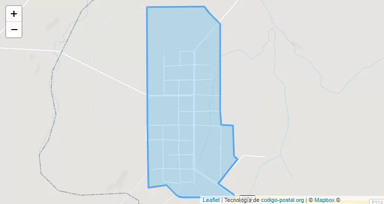 Código Postal Urbano, San Cristóbal - Alto Paraná