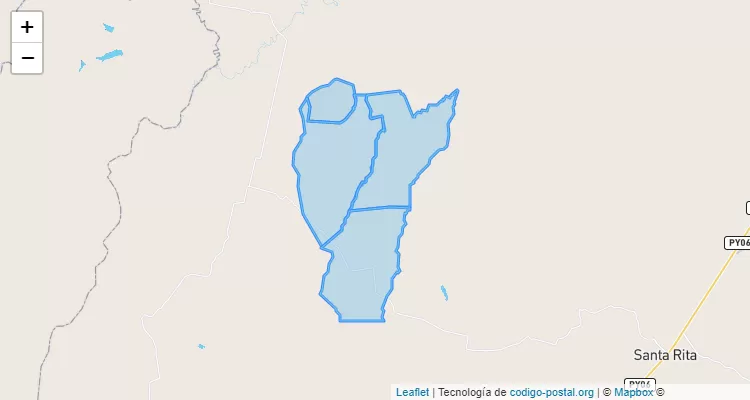 Código Postal Yacutinga, San Cristóbal - Alto Paraná