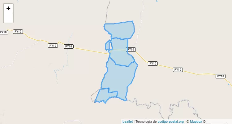 Código Postal Fitina, San Cristóbal - Alto Paraná