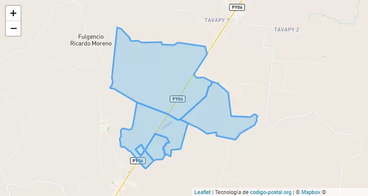 Código Postal Campiña Verde, Santa Rita - Alto Paraná