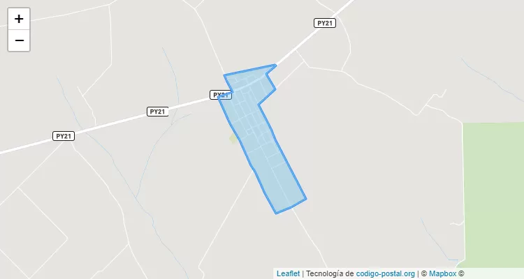 Código Postal General Díaz - Urbano, Mbaracayú - Alto Paraná