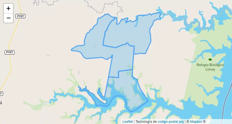 Código Postal Guarapuaba, San Alberto - Alto Paraná