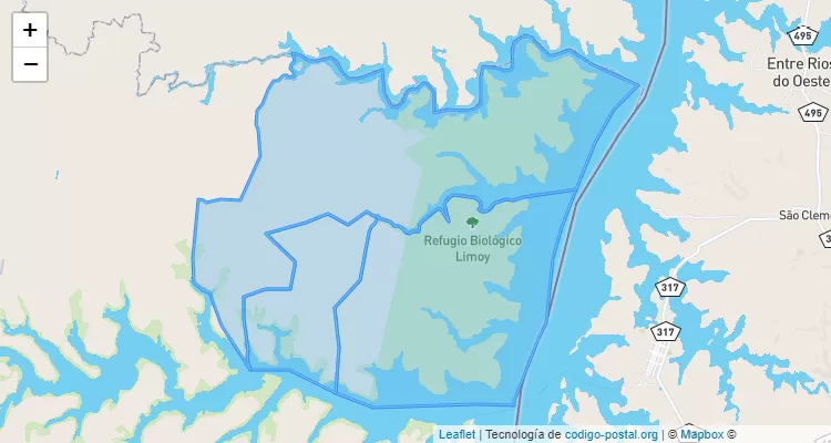 Código Postal Itaipú Pora, San Alberto - Alto Paraná