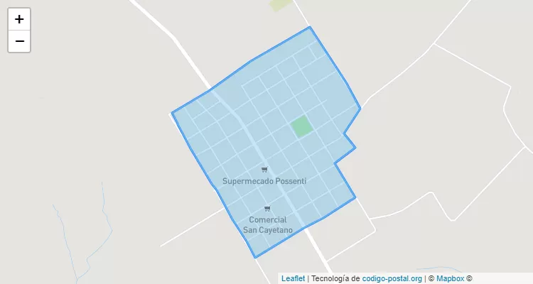 Código Postal Urbano, Santa Fe del Paraná - Alto Paraná