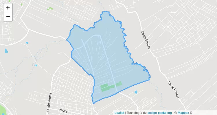 Código Postal Costa Salinas, Capiatá - Central