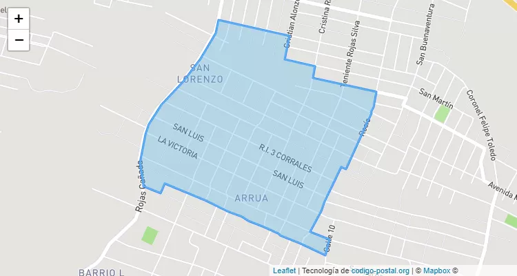 Código Postal Arrua, Capiatá - Central