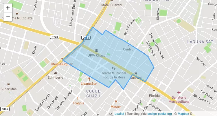110308 ZIP Code - Paraguay
