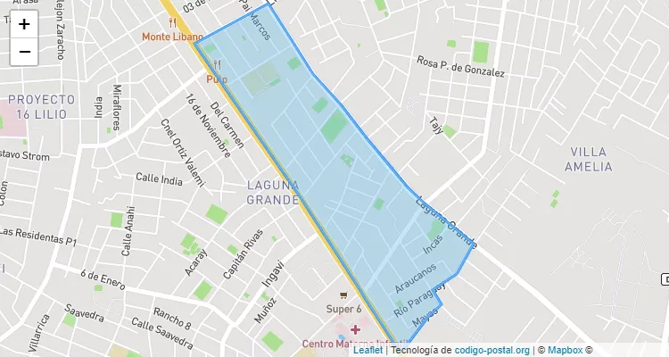 Código Postal 110311 - Paraguay