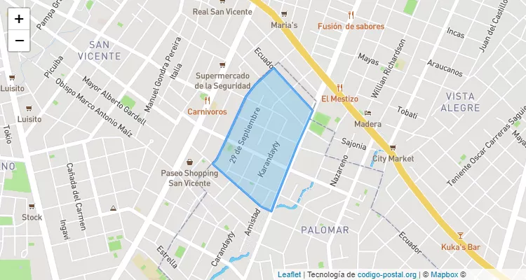 CEP Palomar, Lambaré - Central