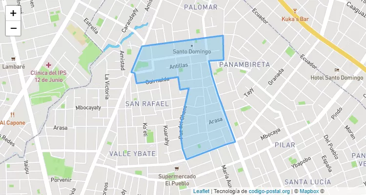 Código Postal 110703 - Paraguay