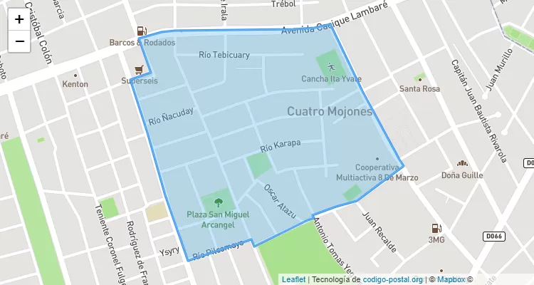 Código Postal 110714 - Paraguay