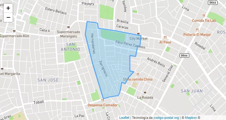 Código Postal 110730 - Paraguay