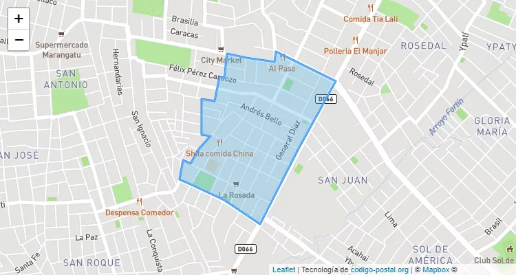 Código Postal 110731 - Paraguay